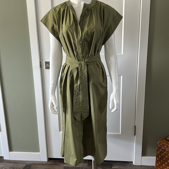 Deluc Cancela Mandarin Collar Dress NWT - Picture 6 of 16